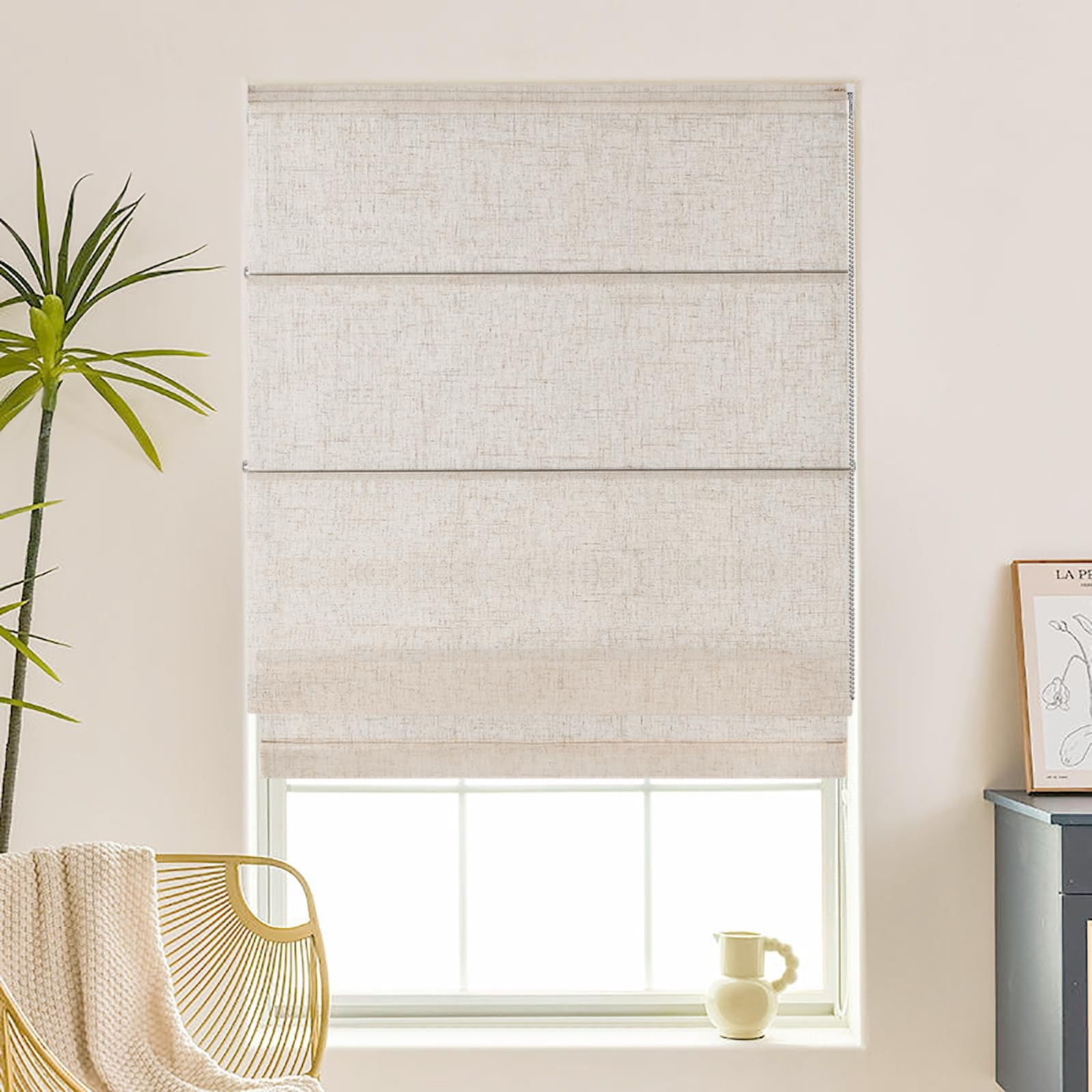 Roman Shades for Windows, Light Filtering and Heat Blocking Roman Blinds for Home Living Room Doo... | Amazon (US)