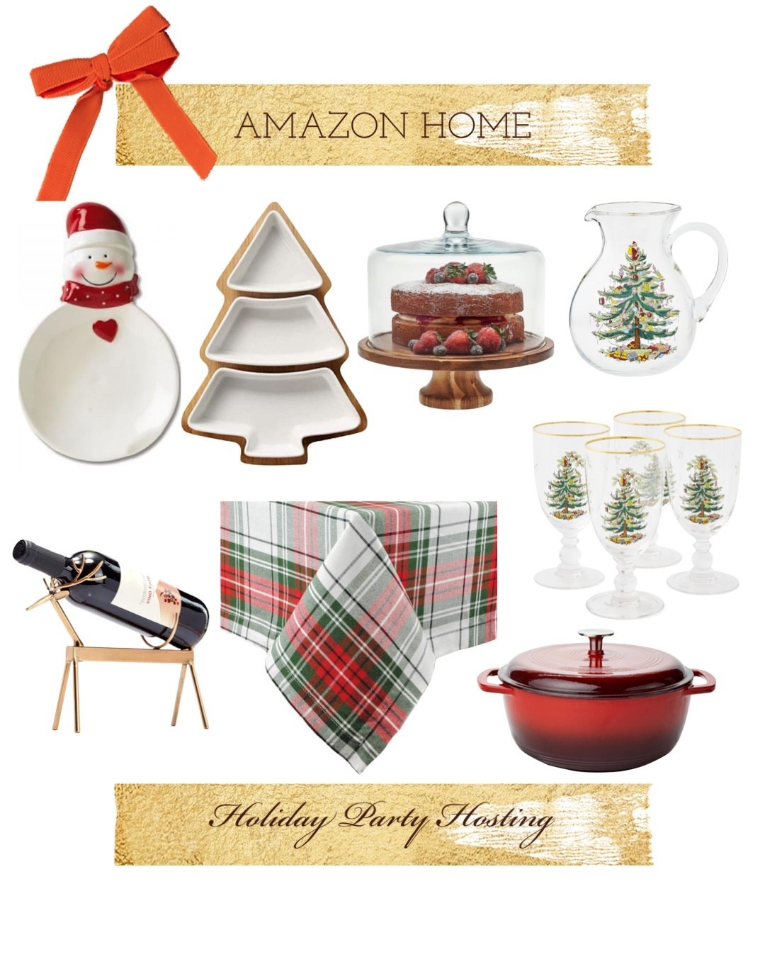 Amazon Home holiday hosting 🎄✨
Festive serveware, plaid table linens, and Christmas glassware are perfect for cozy holiday dinners and gatherings ❤️

#holidayhosting 

#LTKHoliday #LTKGiftGuide #LTKHome