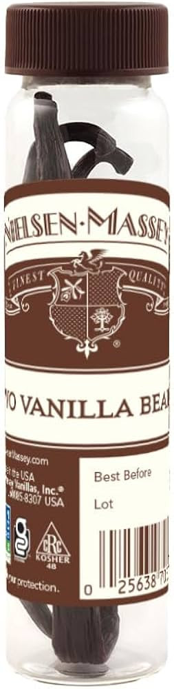 Nielsen-Massey Gourmet Vanilla Beans for Baking and Cooking, 2-Bean Vial with Gift Box | Amazon (US)