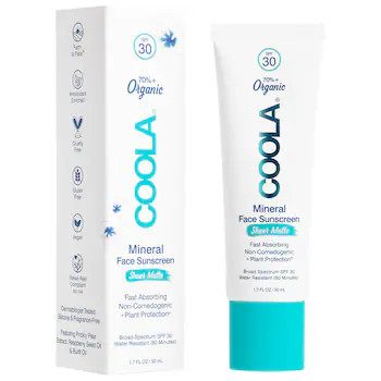 Mineral Face Sunscreen Sheer Matte SPF 30 - COOLA | Sephora | Sephora (US)