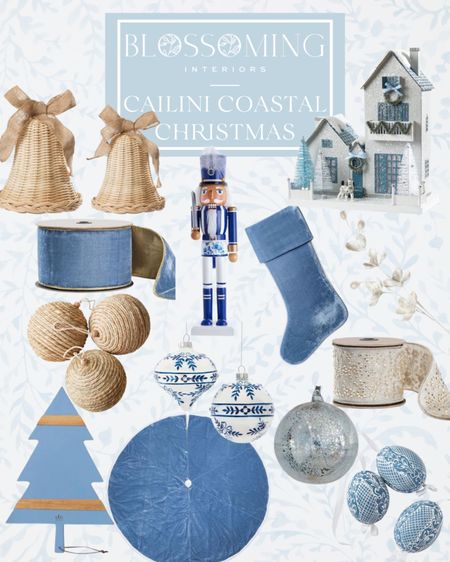 Cailini Coastal Christmas Collection 2023 picks. I’m excited to use some of them in my own home this year. 

#LTKSeasonal #LTKhome