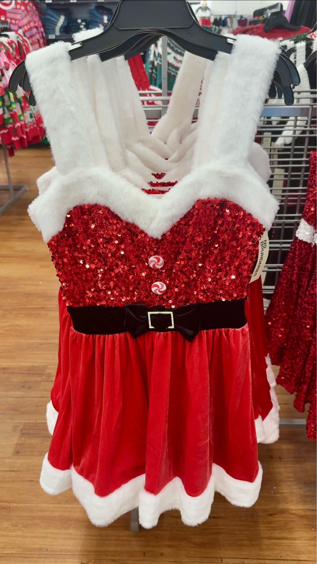 walmart christmas dress holiday outfit festive sequin red velvet party style winter fashion womens clothing affordable find sparkle santa costume gift seasonal look trendy idea cute wear