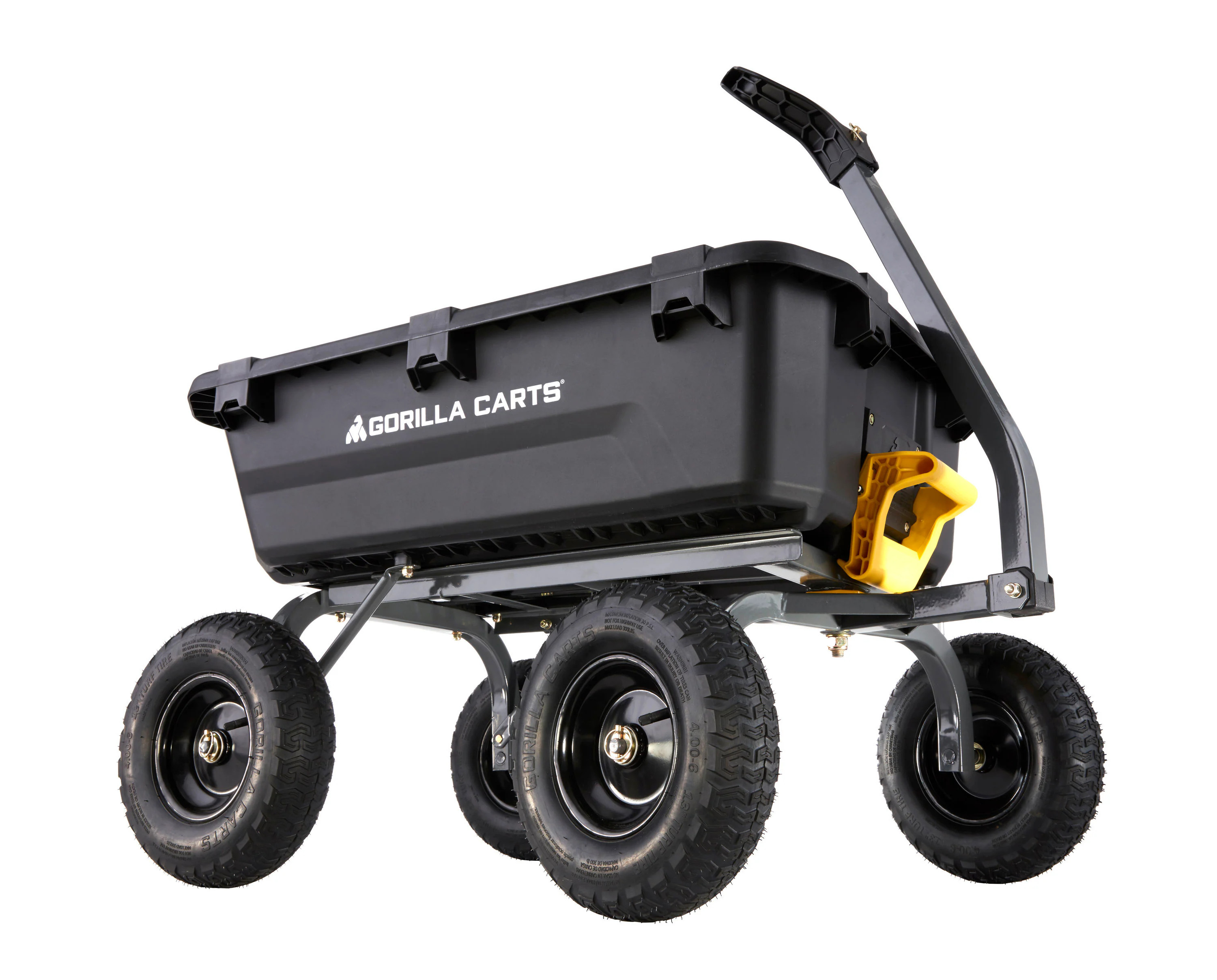 Gorilla Carts Utility Cart 7-cu ft Poly Yard Cart | GCG-7 | Lowe's