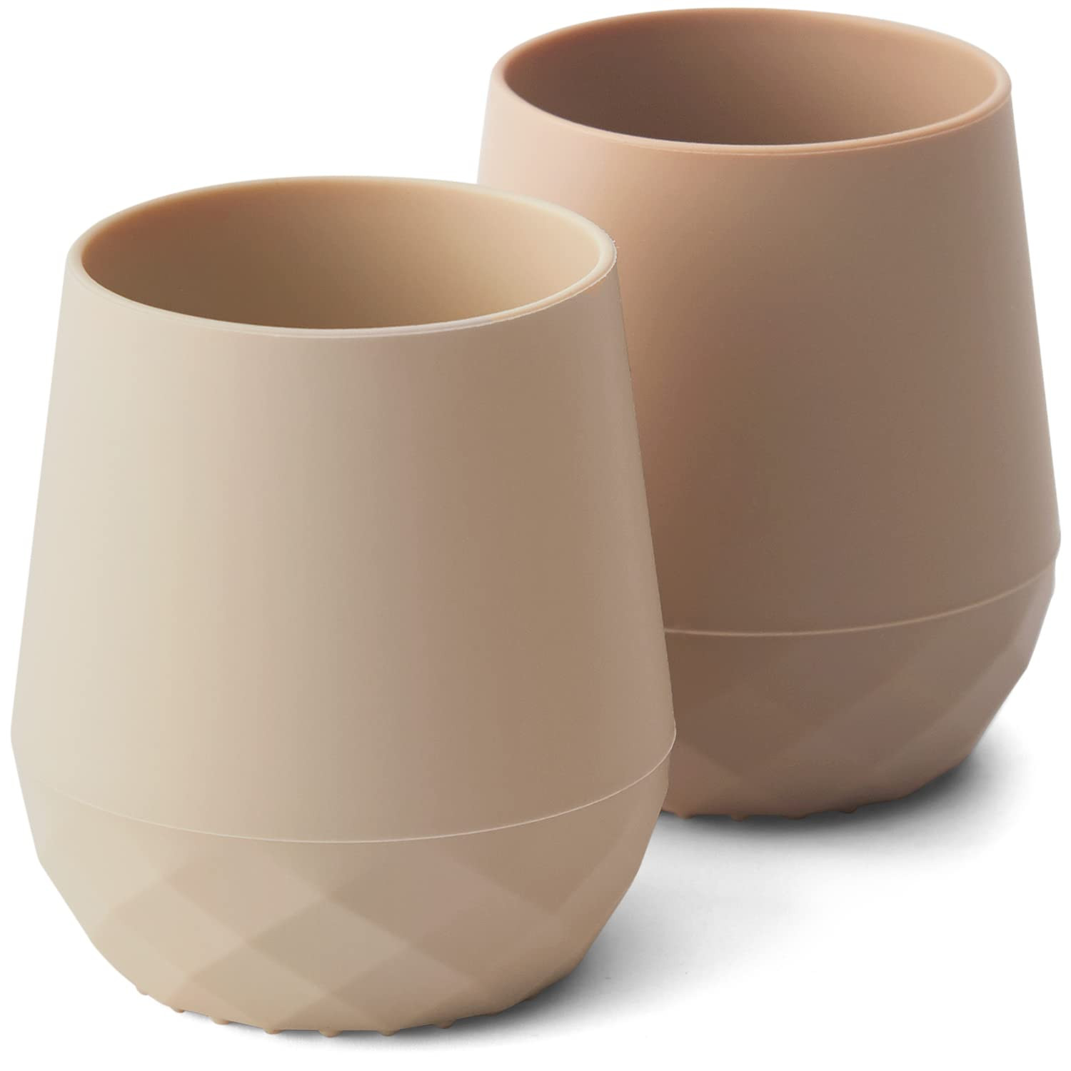 SAMiGO Silicone Baby Cups for 6-12 Months, Tiny Open Cups for Training and Water Drinking, Baby L... | Amazon (US)