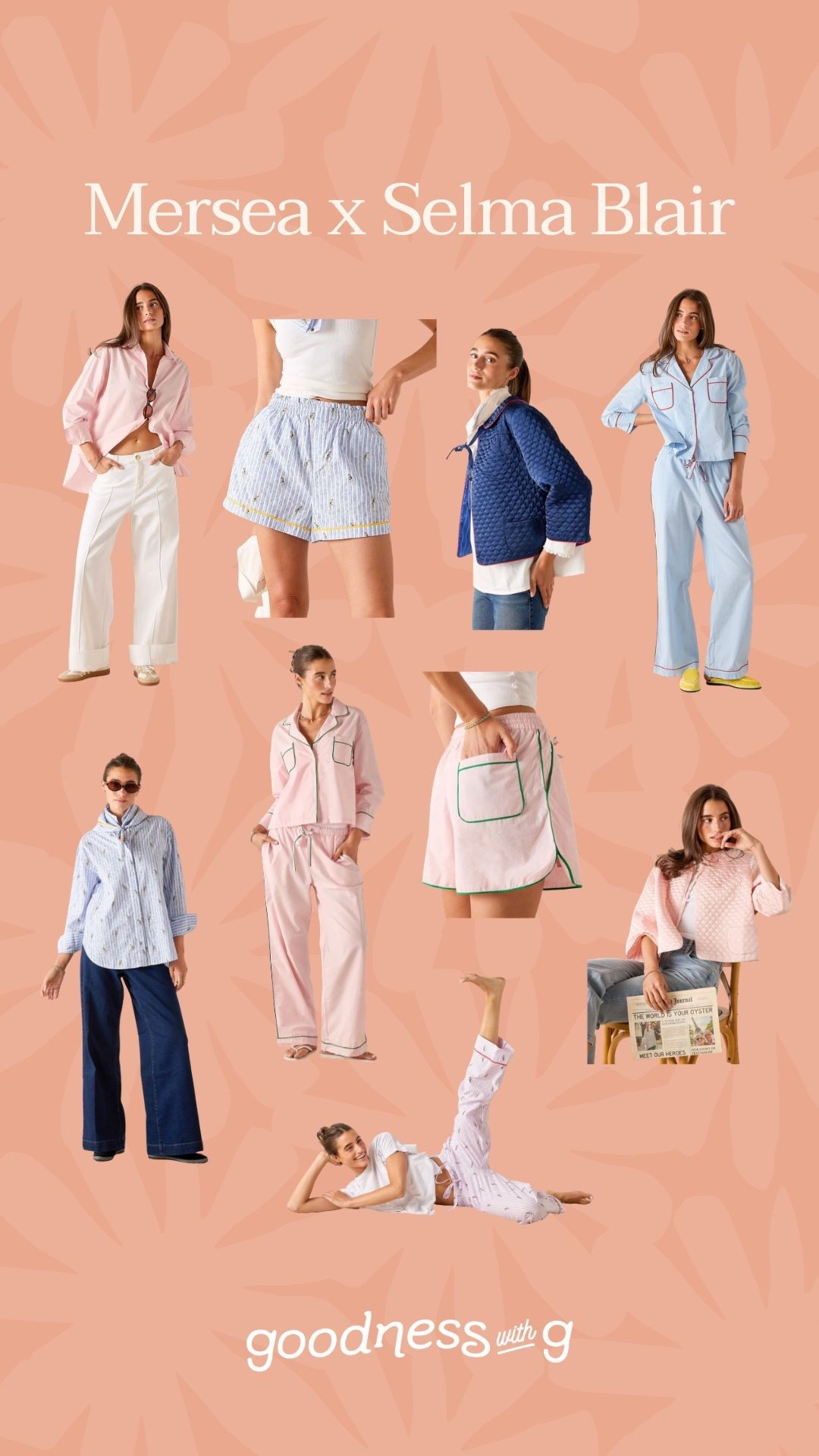 OBSESSED with this whole collection! So many cute sets that can be pjs or worn out🩵