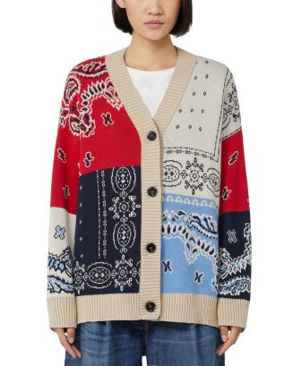 Weekend Max Mara Bandana Patchwork Cardigan  | Bloomingdale's Women | Bloomingdale's (US)