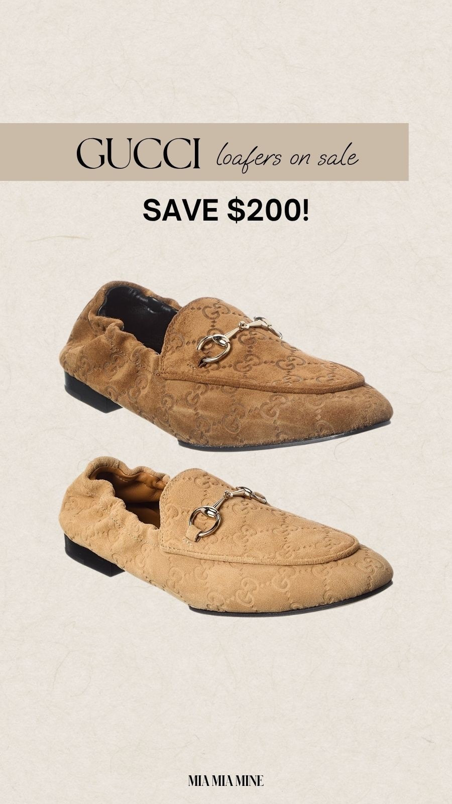 My Gucci suede loafers are on sale now! Save $200 off my favorite spring shoes!

#LTKOver40 #LTKWorkwear #LTKSaleAlert