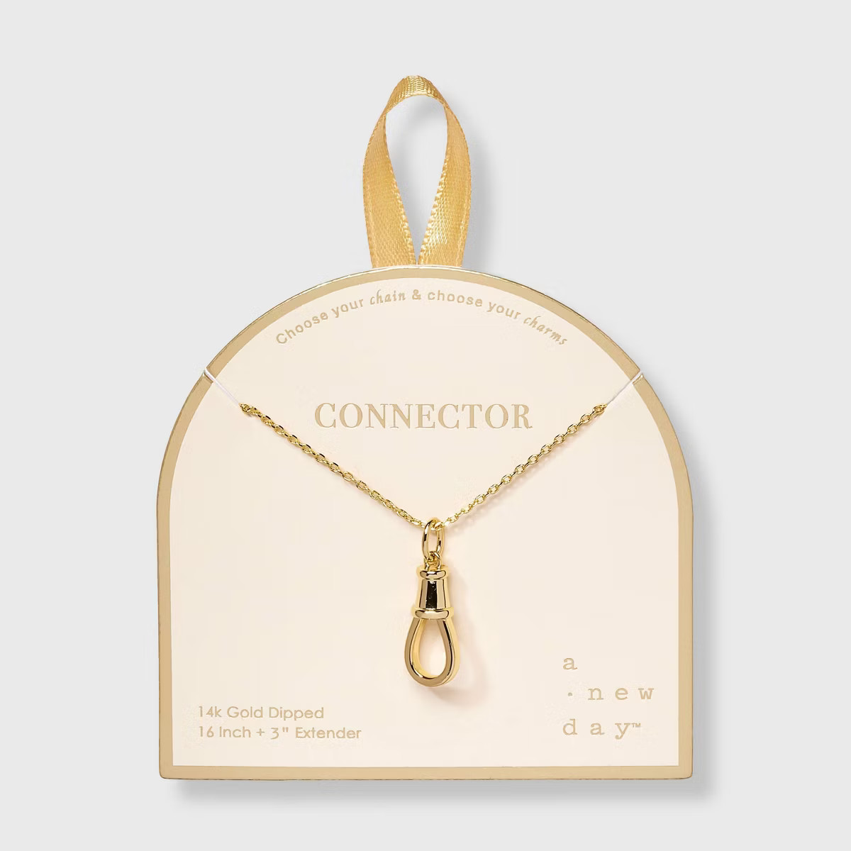 14K Gold Dipped Charm Connector - A New Day™ Gold | Target