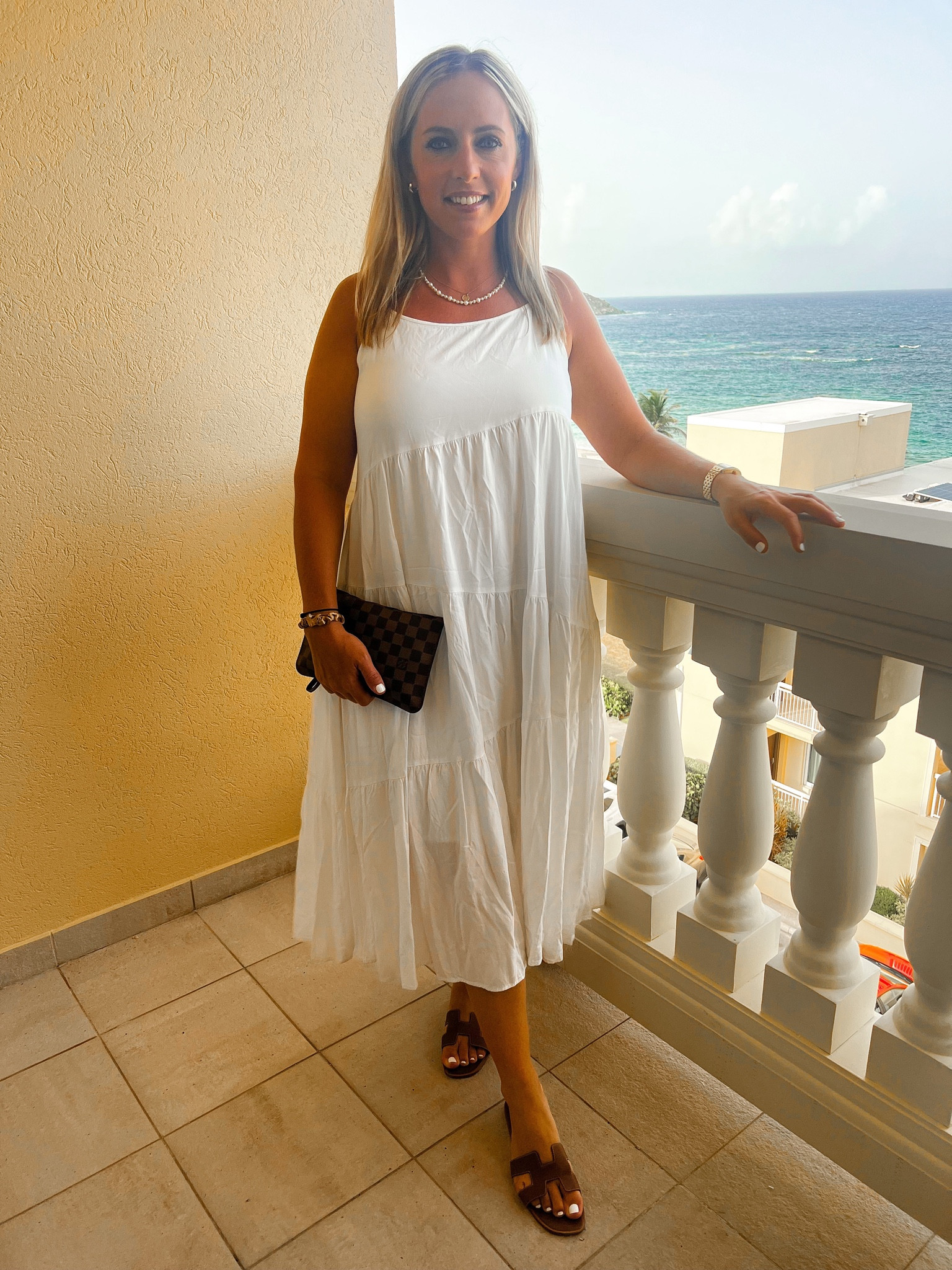 White maxi dress 

#LTKunder50 #LTKSeasonal #LTKunder100