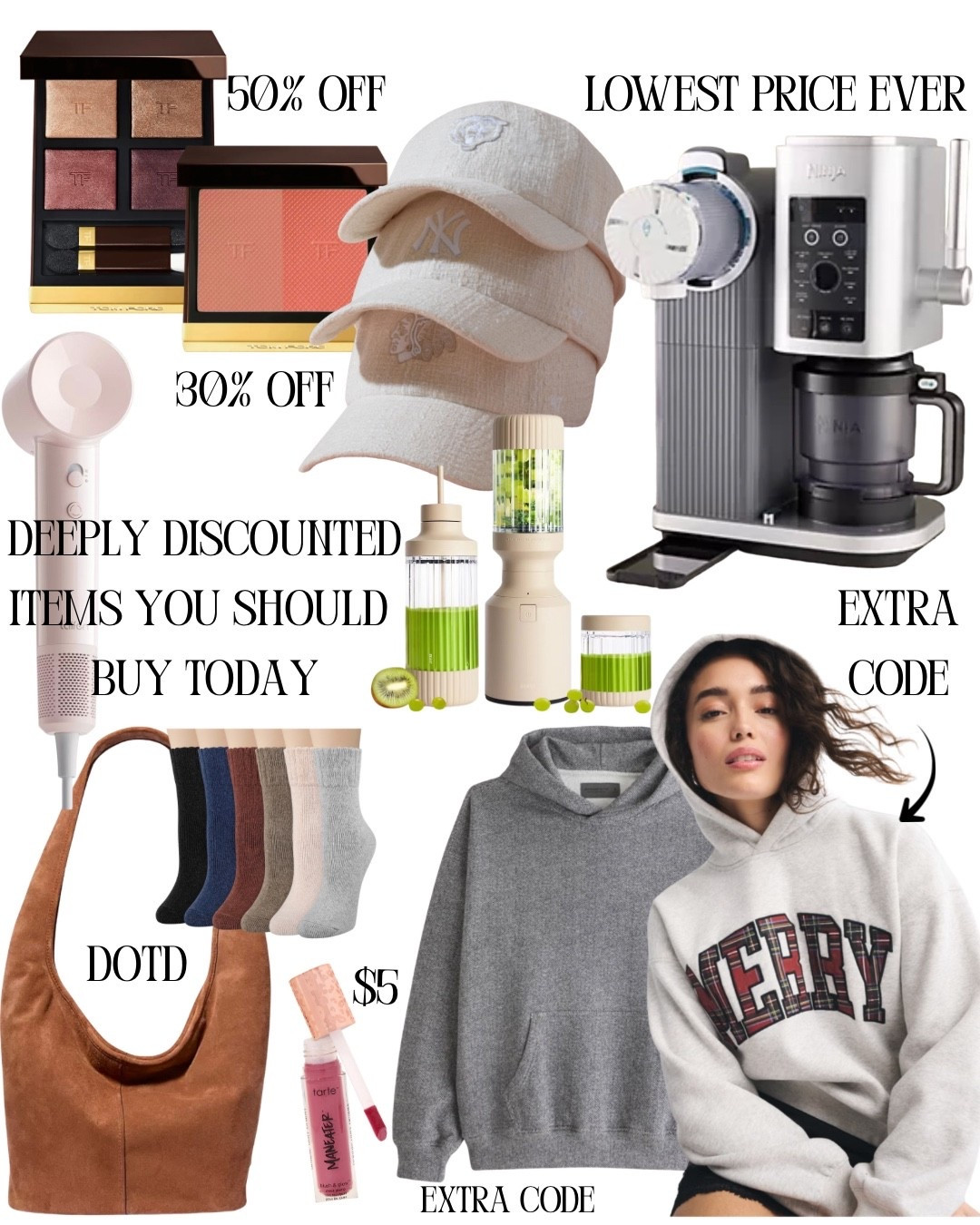 Deeply discounted items you should buy today

30% off 47 brand hats when you login
 
Abercrombie's extra discount code is CYBERAF. It takes 15% off the entire site. 

#LTKSaleAlert