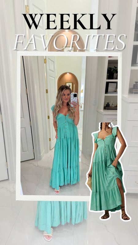 I love this Anthropologie dress! It’s perfect for the transition from spring into summer! 

Anthropologie, best sellers, weekly favorites, spring styles, maxi dress, green dress, trending fashion #LTKstyletip

#LTKSeasonal