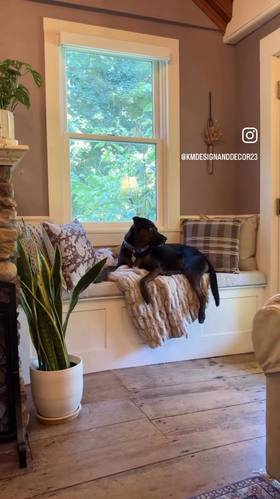 The crowning jewel? These custom bench seat cushions from @homerilla_official! When I saw my favorite go to for custom curtains was also making custom cushions I knew just what spot in our house needed them! Brandy agrees!! Not just pillow & blanket storage anymore! A real place to relax, read a book & watch the world an hv while we enjoy being in the process of becoming!
See something you like? #ltkhome
#customcushions #benchseat #storagesolutions #storageideas #homerillahome  #ltkcustom #homerillacushions #homerilla #livingroomstyling #windowseats #indooroutdoorfabrics #gifted #fireplace #homedecor #newenglandliving #beautifulhomes

#LTKSeasonal #LTKStyleTip #LTKHome