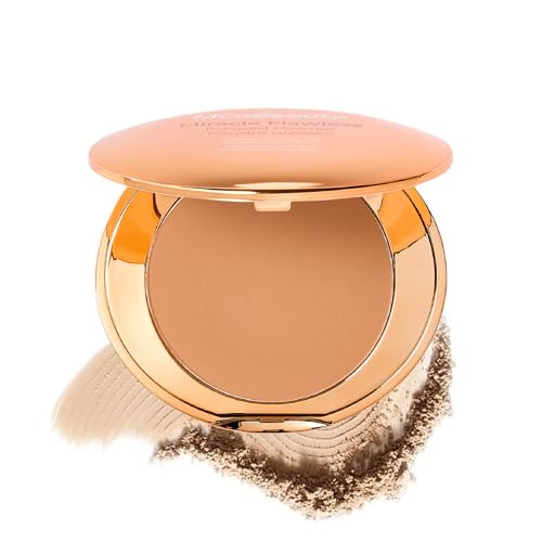 MCoBeauty - Miracle Flawless Pressed Powder - 2 Natural Medium Shade - Compact Setting Powder with Rose Flower Extract and Sweet Almond Oil - Helps Finish and Refine the Look of Makeup | Amazon (US)
