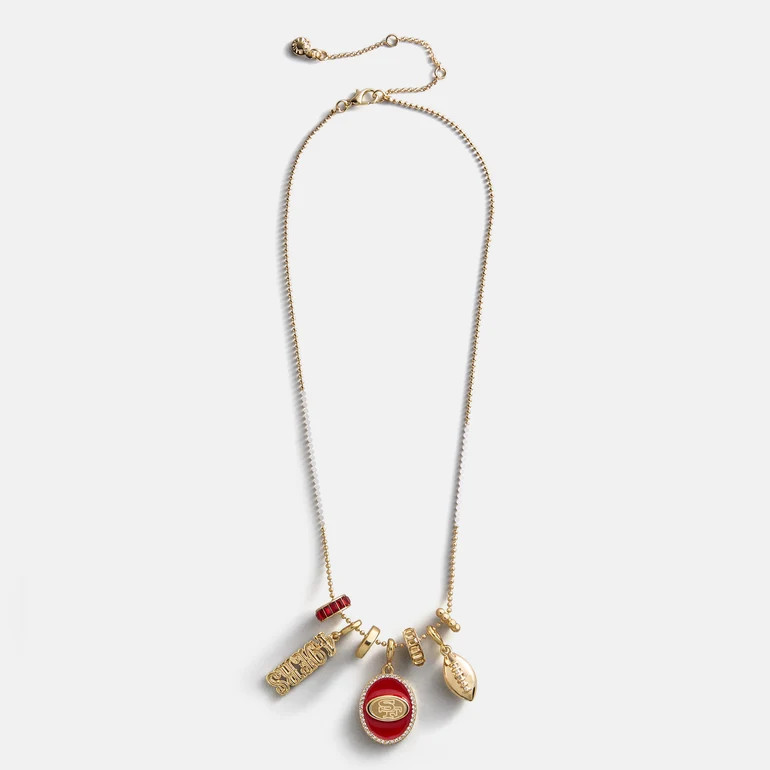 NFL Cluster Charm Necklace - San Francisco 49ers | BaubleBar