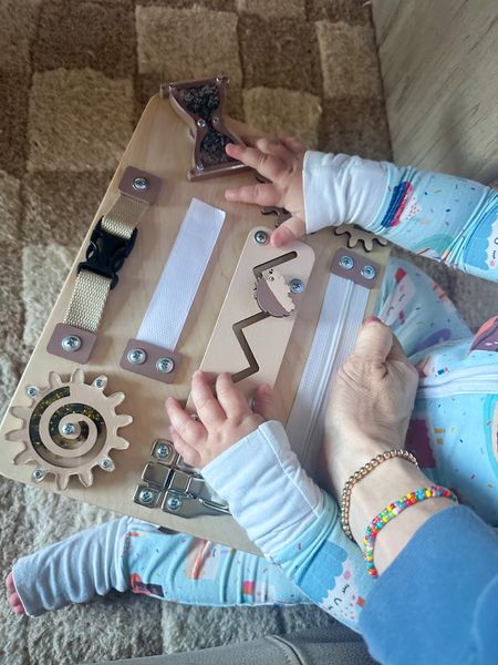 Custom busy boards (and travel boards) made by my friend Igor in Ukraine! Support small businesses and handmade toys!

#LTKtravel #LTKkids #LTKbaby