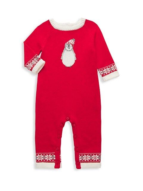 Baby Boy's Penguin Knit Coveralls | Saks Fifth Avenue