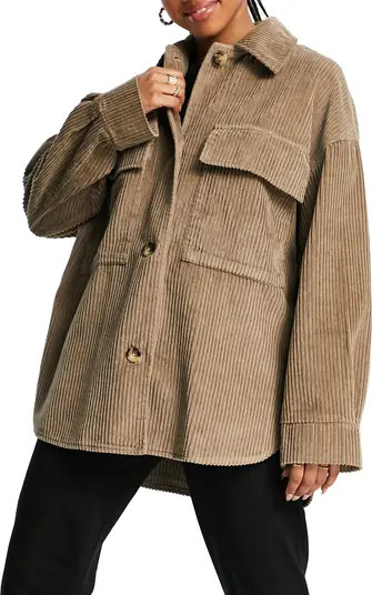Oversize Corduroy Shacket | Nordstrom