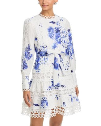 Linda Printed Long Sleeve Mini Dress | Bloomingdale's (AU)