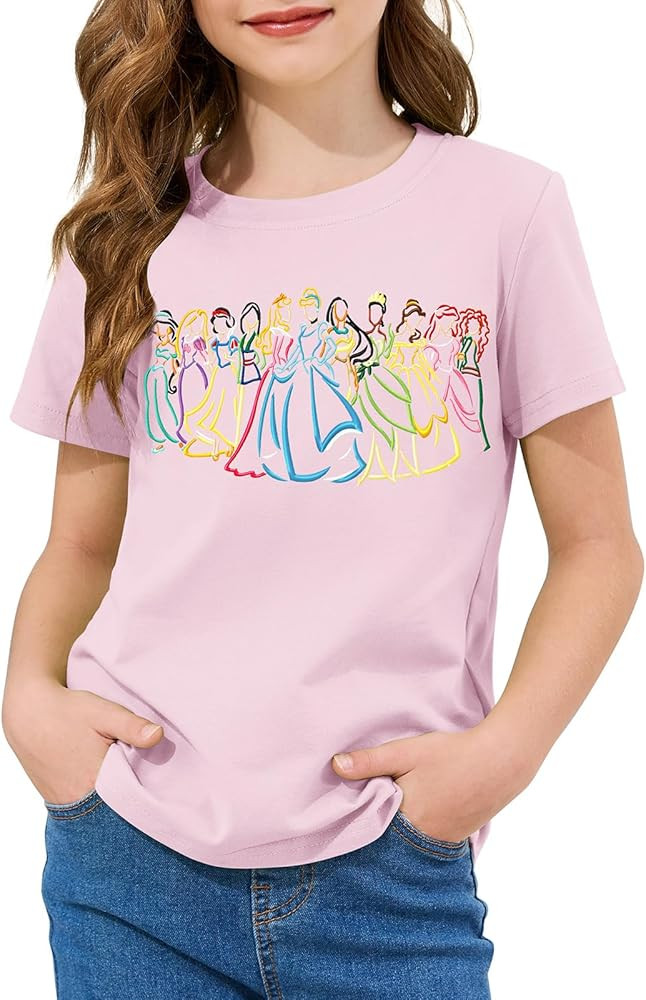 Magical Girls Shirts Magic Princess Tshirts Clothes Cute Short-Sleeve Tees Casual Vacation Soft T... | Amazon (US)