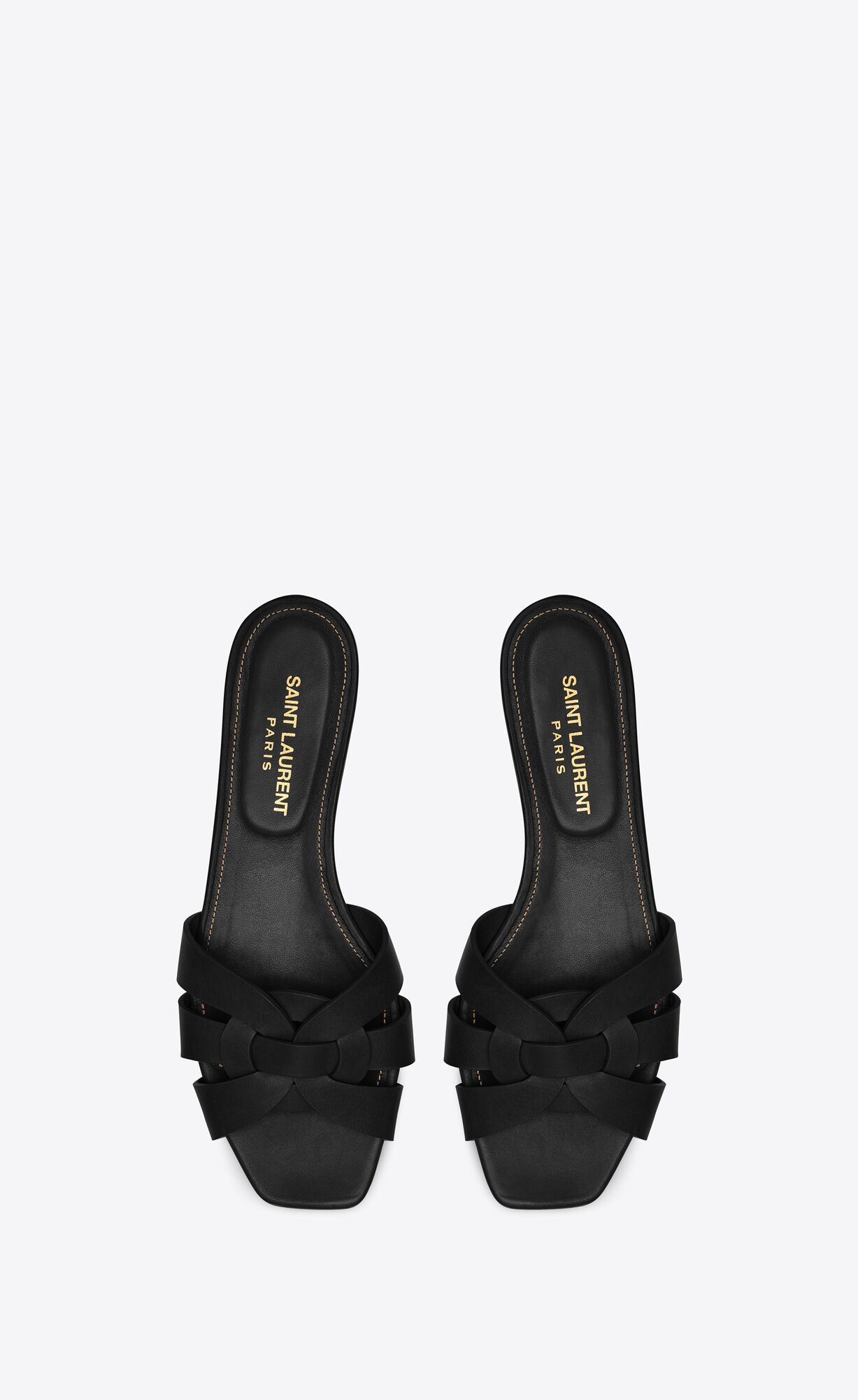 tribute mules in smooth leather | Saint Laurent Inc. (Global)