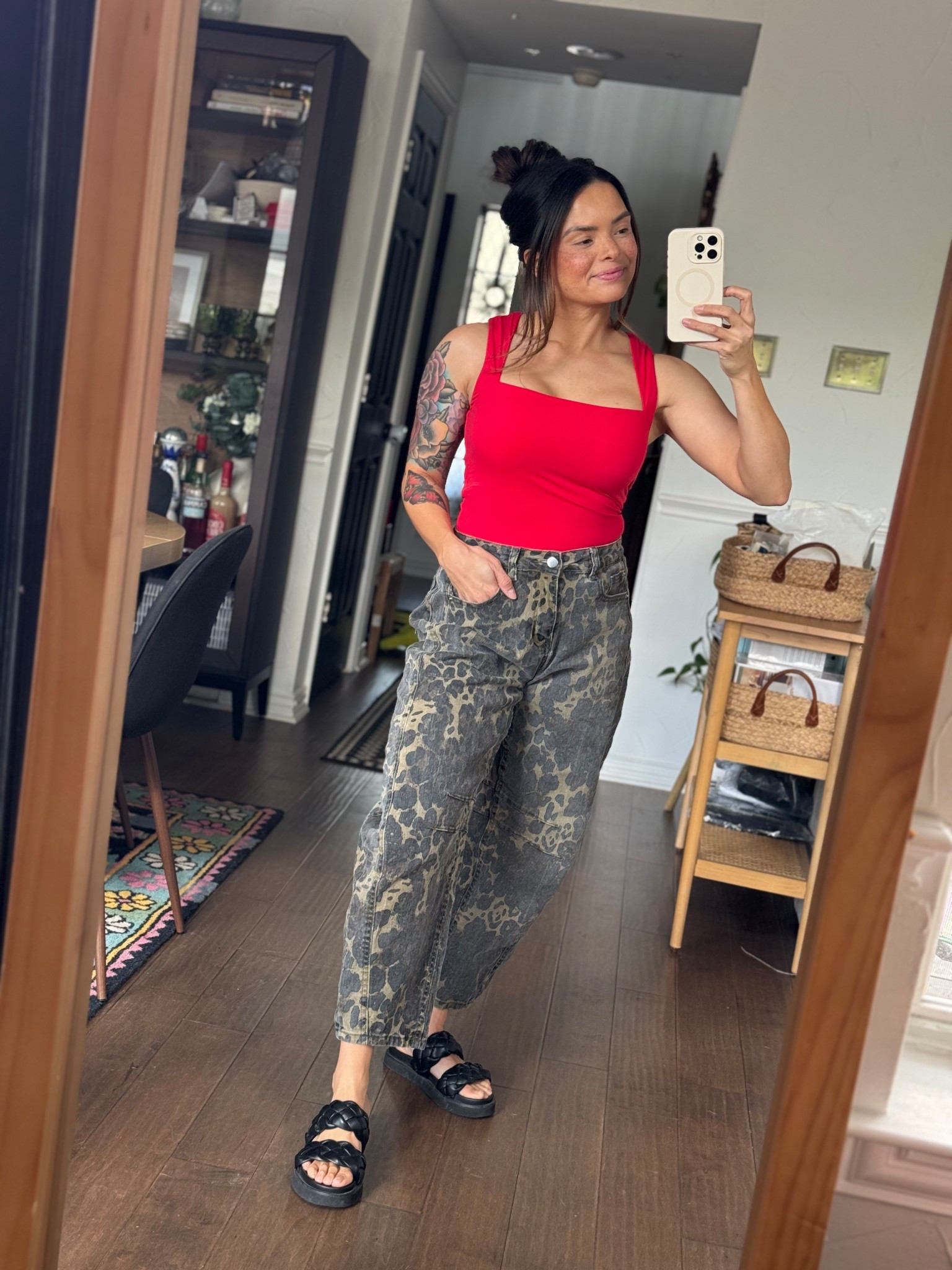 Red + leopard = new staple 
🍒🐆



#LTKPetite #LTKStyleTip #LTKFindsUnder100