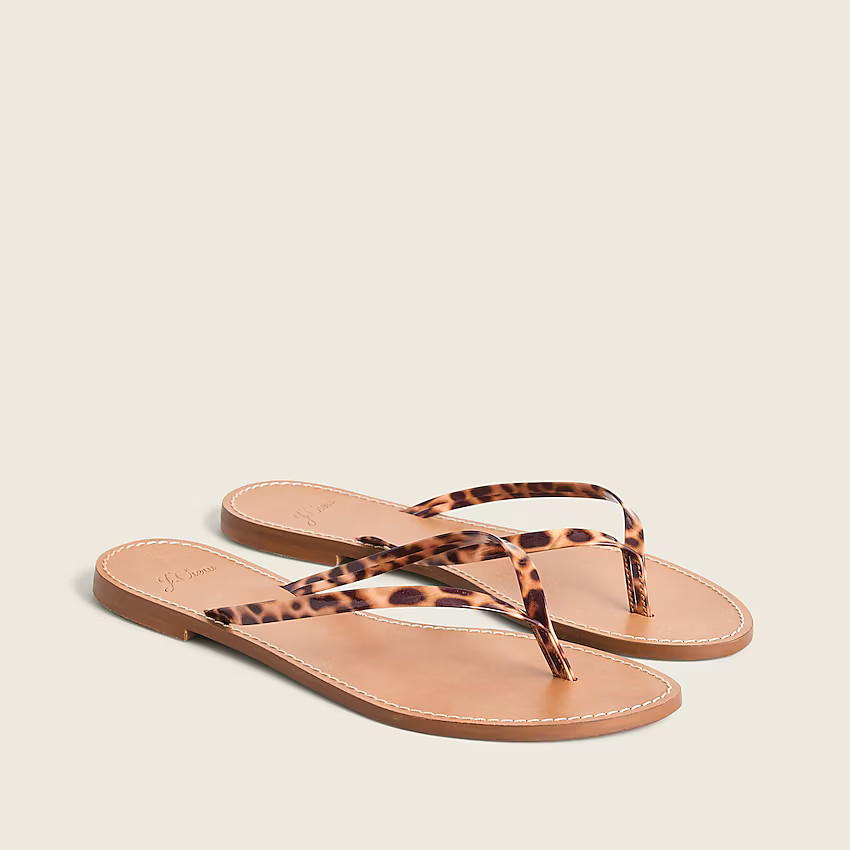 Capri sandals with faux-tortoise strap | J. Crew US