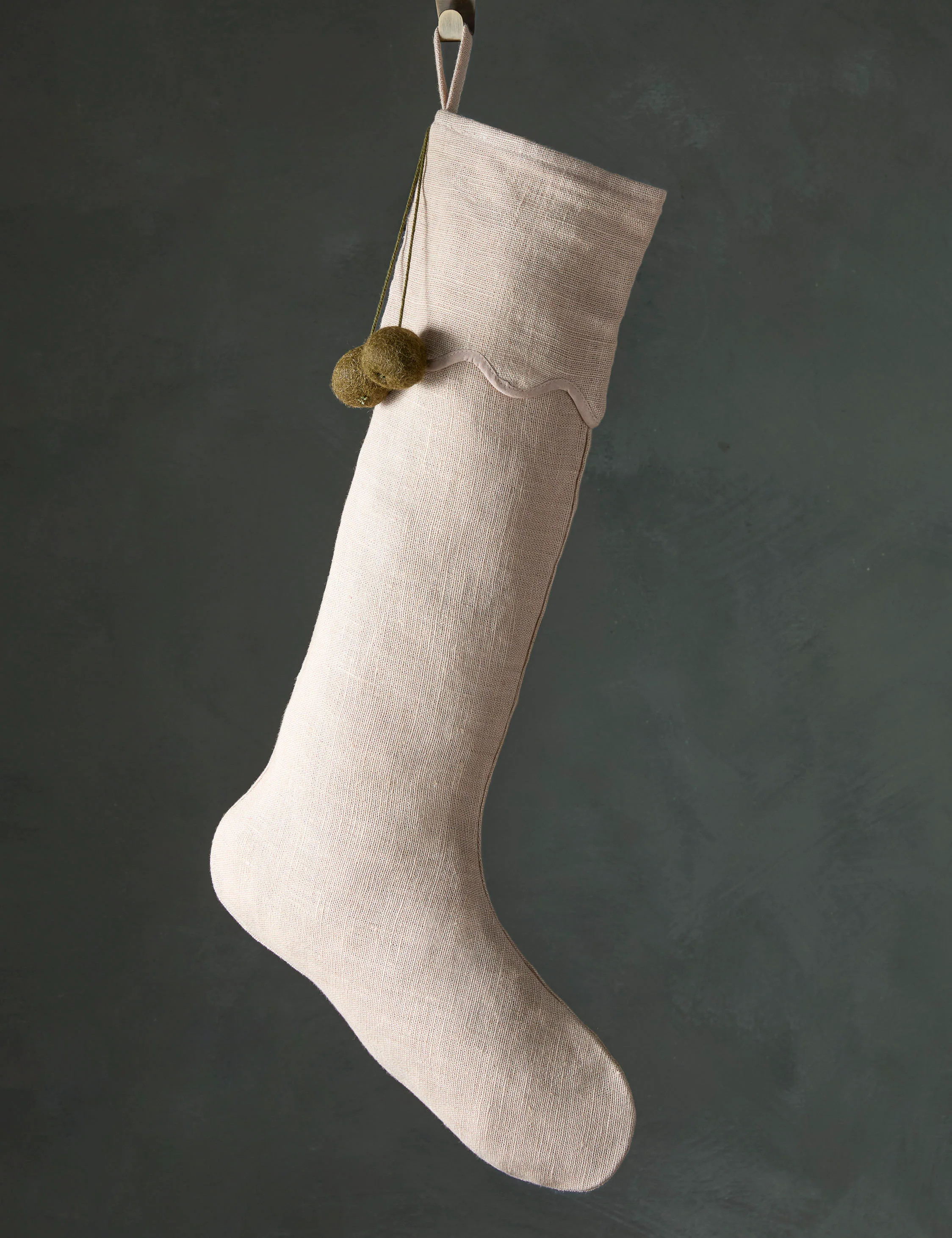 Lanie Linen Stocking | Lulu and Georgia 