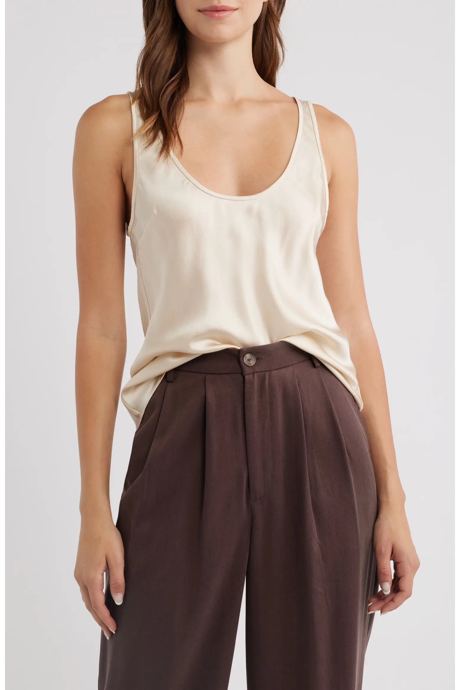 Veya Sleeveless Silk Top (Women) | Nordstrom | Nordstrom