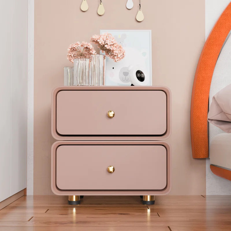 Modern 2 - Drawer Mdf Nightstand (Whole Unit) | Wayfair North America
