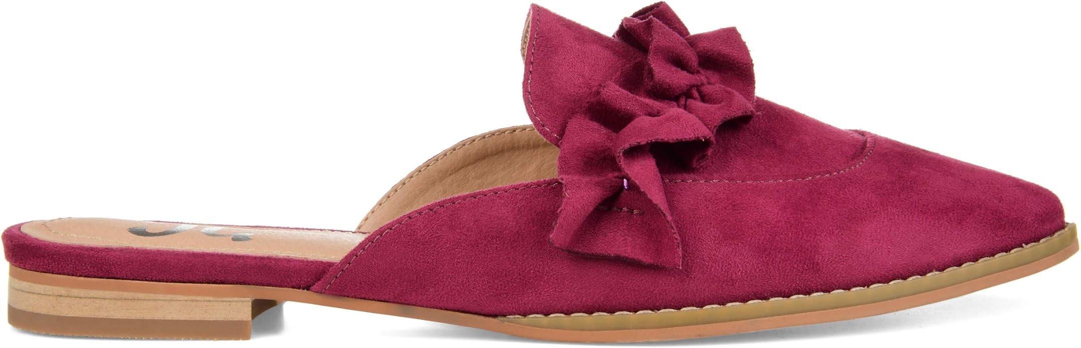 Brinley Co. Womens Ruffle Mule Flat | Amazon (US)