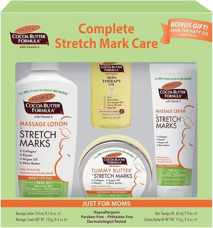 Palmer's Cocoa Butter Formula Complete Stretch Mark and Pregnancy Skin Care Kit | Amazon (US)