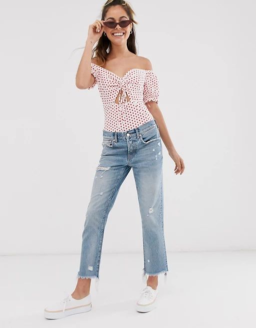 We The Free by Free People Good Times crop rigid relaxed jean | ASOS US