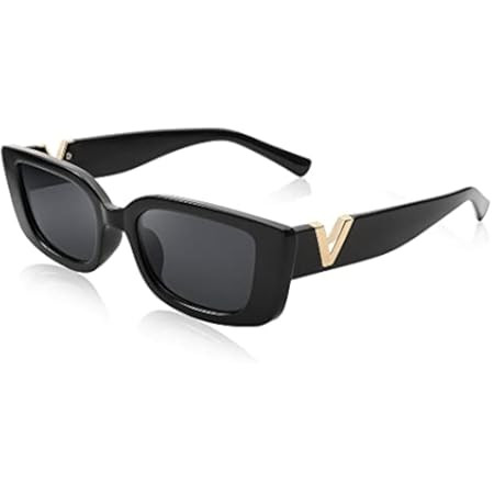 Allarallvr Rectangle Sunglasses for Women 90s Retro Trendy Y2K Classical Vintage Square Shades AR... | Amazon (US)