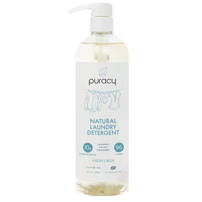 Puracy Fresh Linen Natural Liquid Laundry Detergent - 24 fl oz | Target