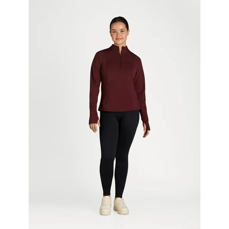 Avia Women's Quarter-Zip Performance Jacket, Sizes XS-XXXL | Walmart (US)