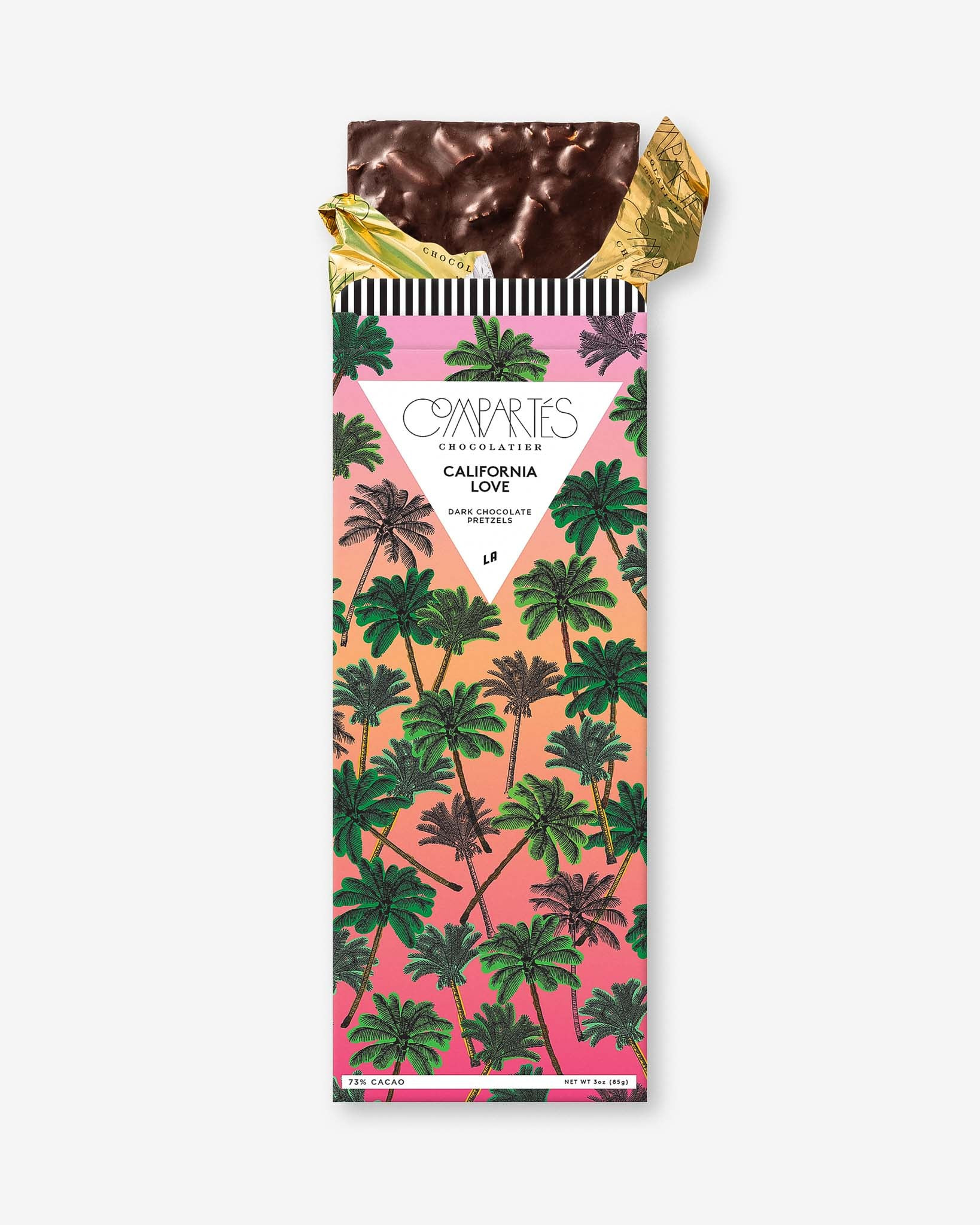 California Love Pretzel Chocolate Bar | Compartés