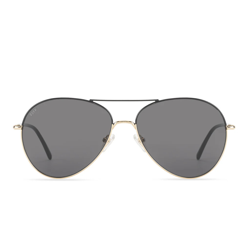 KNOX - GOLD + GREY SUNGLASSES | DIFF Eyewear