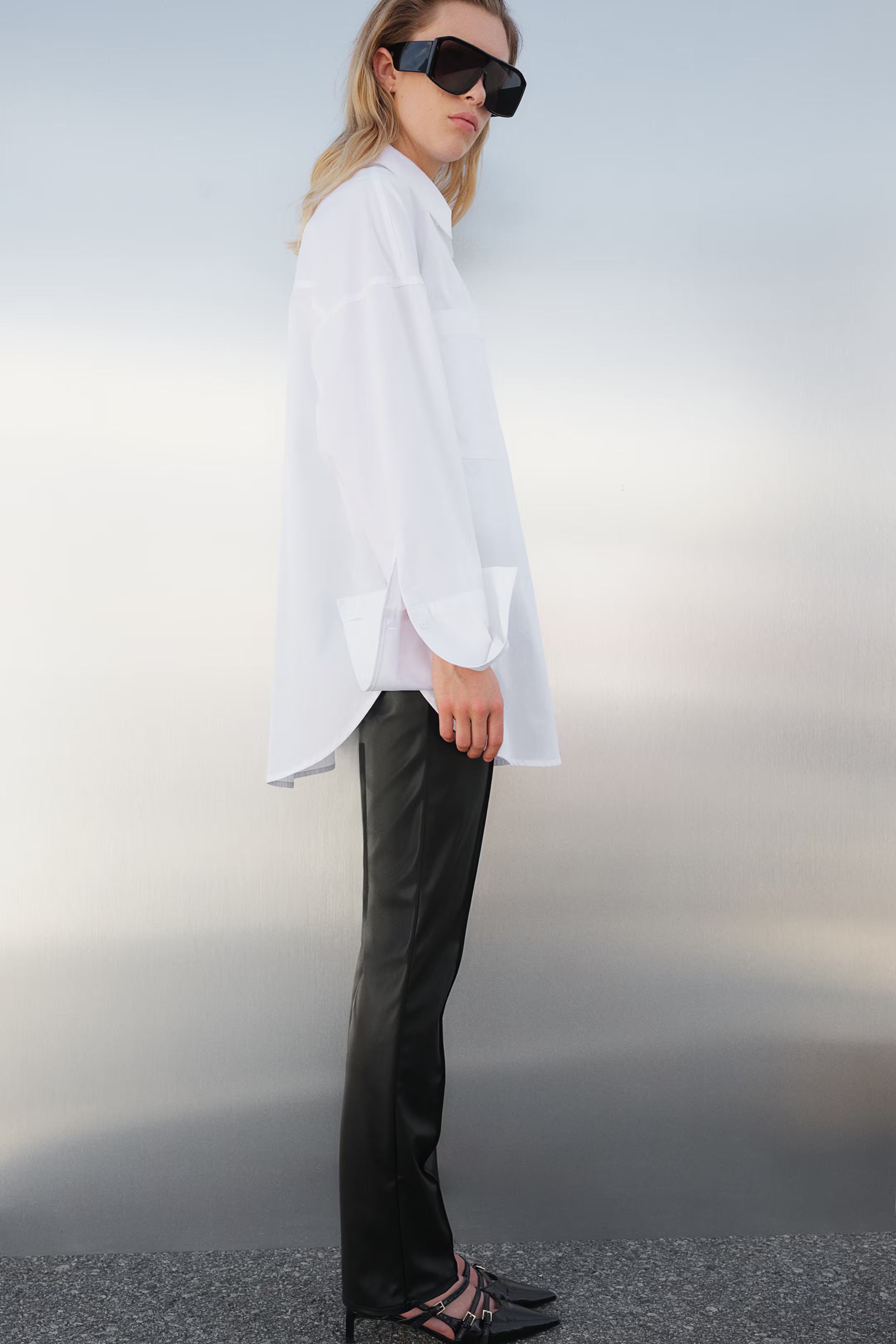 Coated leggings | H&M (UK, MY, IN, SG, PH, TW, HK)