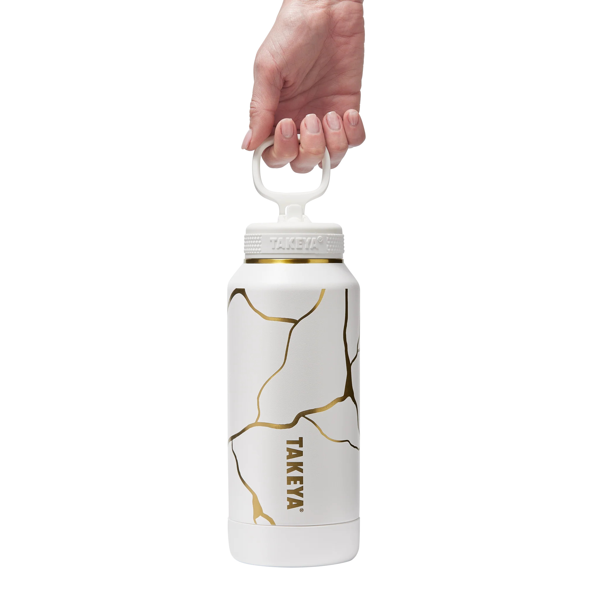 Kintsugi Water Bottle with Straw Lid | Takeya USA