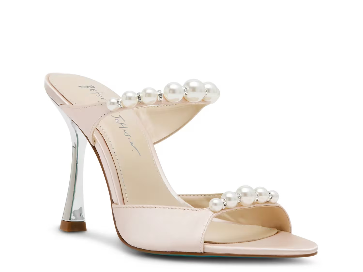 Betsey Johnson Lacy Sandal | Women's | Blush Pink | Size 9.5 | Heels | Sandals | Stiletto | DSW