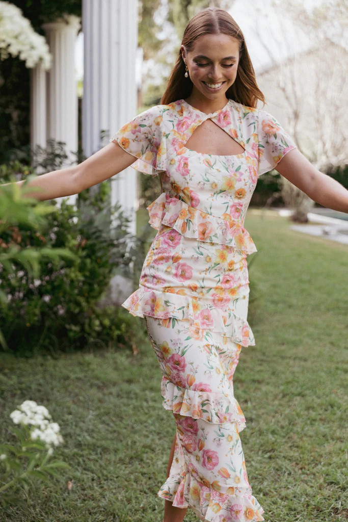 Leila Maxi Dress - Peony | Petal & Pup (US)