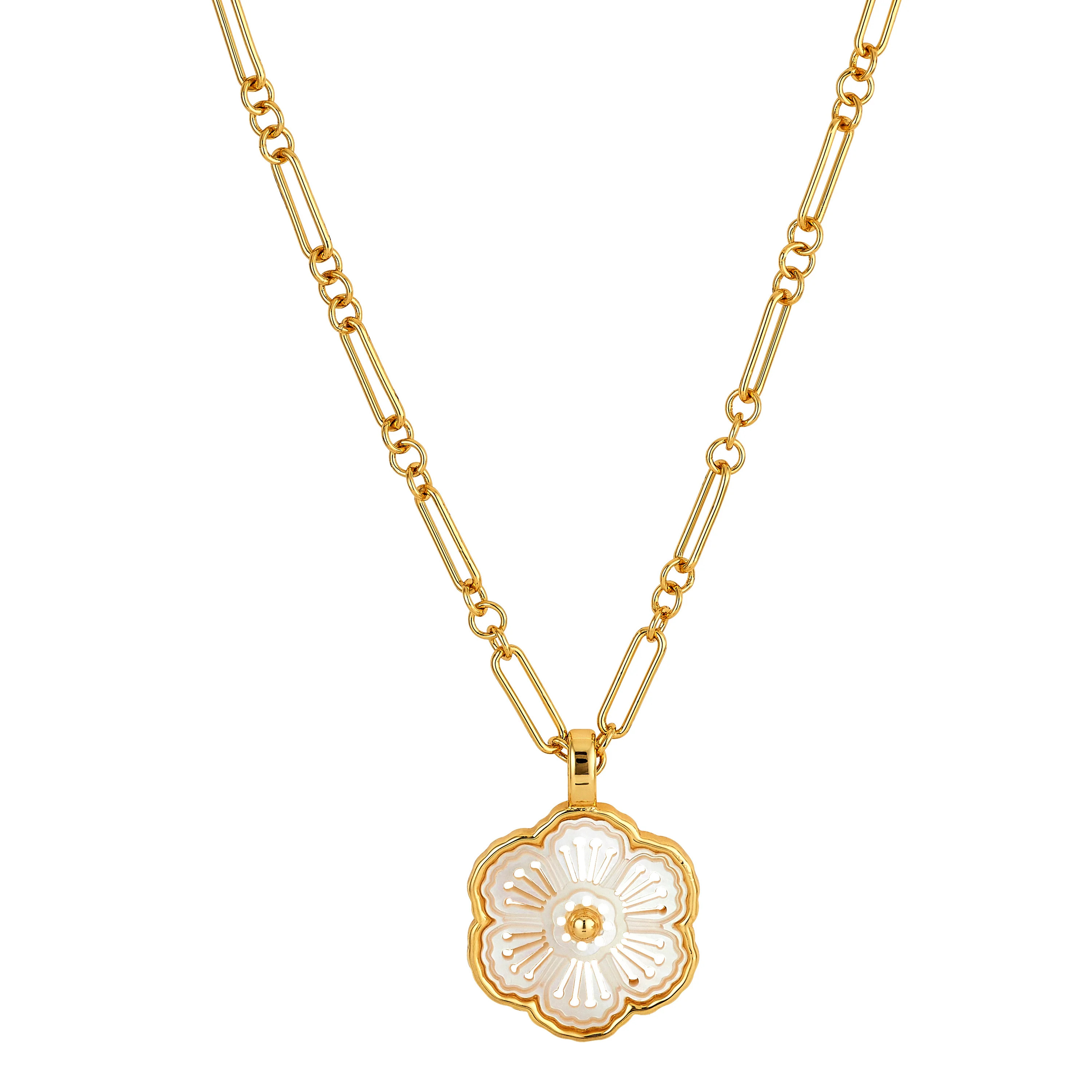 Marguerite Charm + Mixed Link Chain | ASHA by ADM