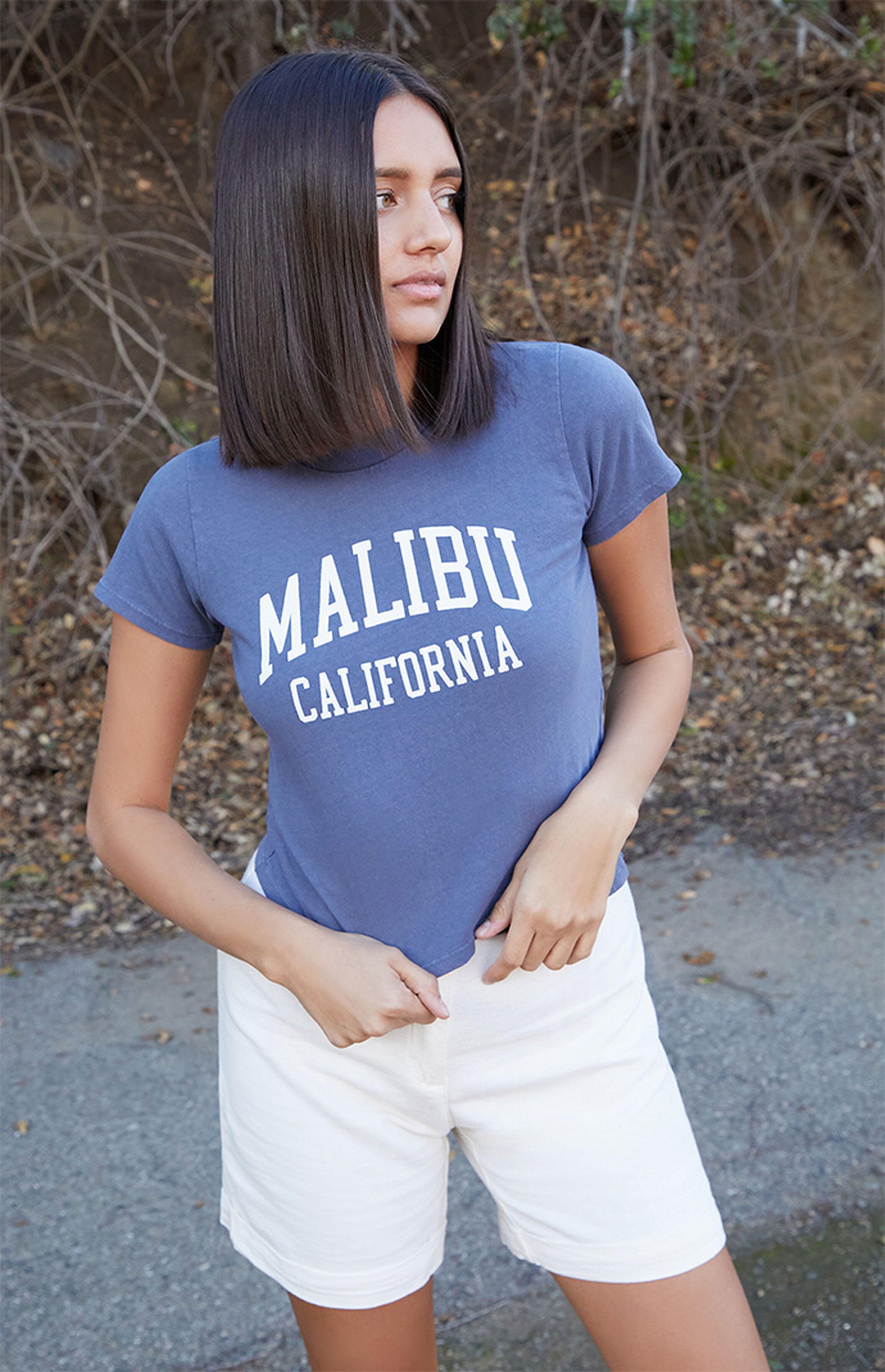 John Galt Navy Malibu T-Shirt | PacSun | PacSun