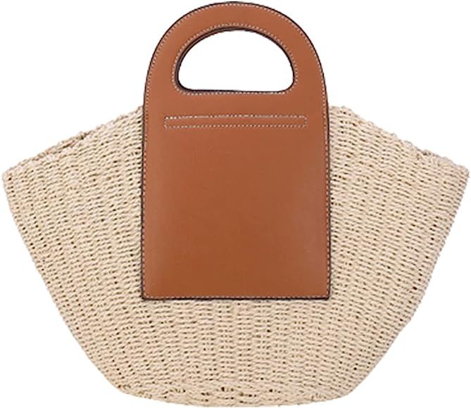 Crossbody Bags for Women Straw Beach Bag Hobo Bag Satchel Bag Tote Handbags Cute Straw Travel Bag... | Amazon (US)