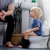 Nuby My Real Potty Training Toilet with Life-Like Flush Button & Sound for Toddlers & Kids, White | Amazon (US)