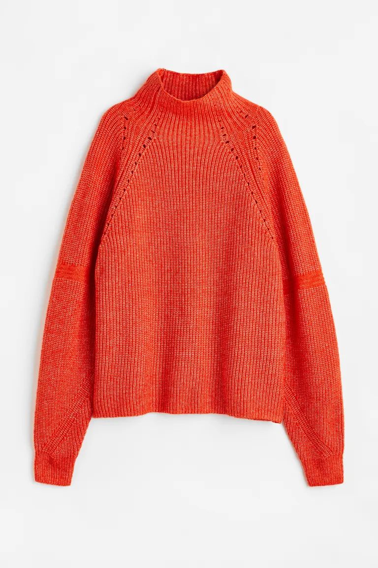Turtleneck Jacquard-knit Sweater | H&M (US + CA)