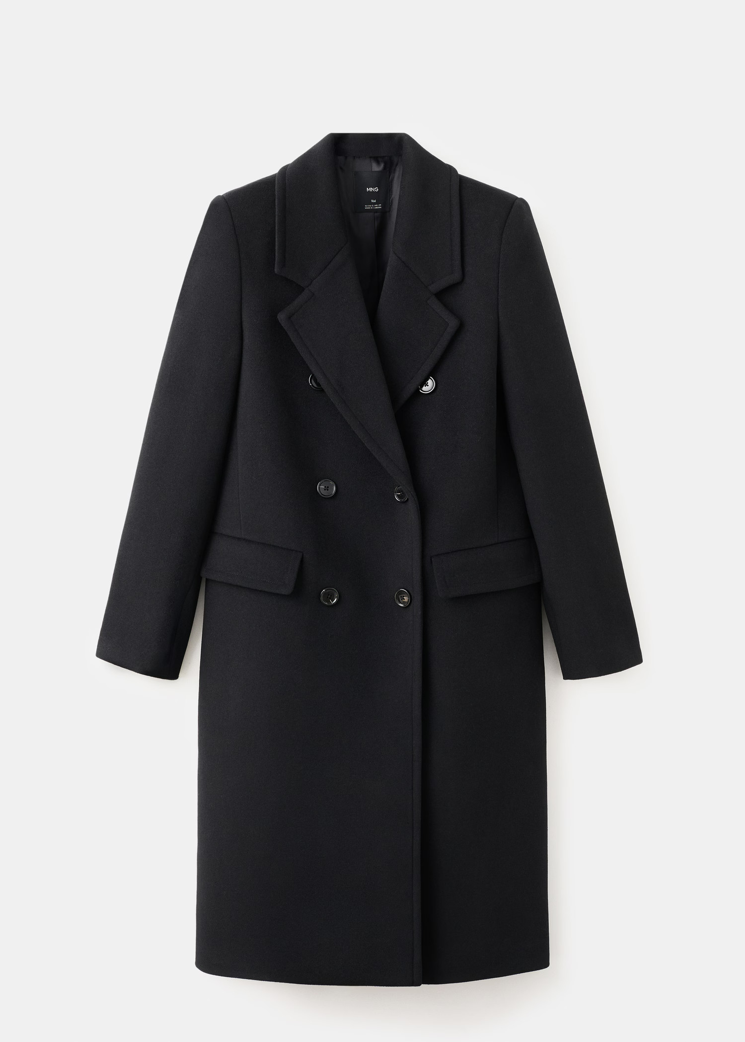 Double-breasted wool coat | Mango (US/MX/AU)