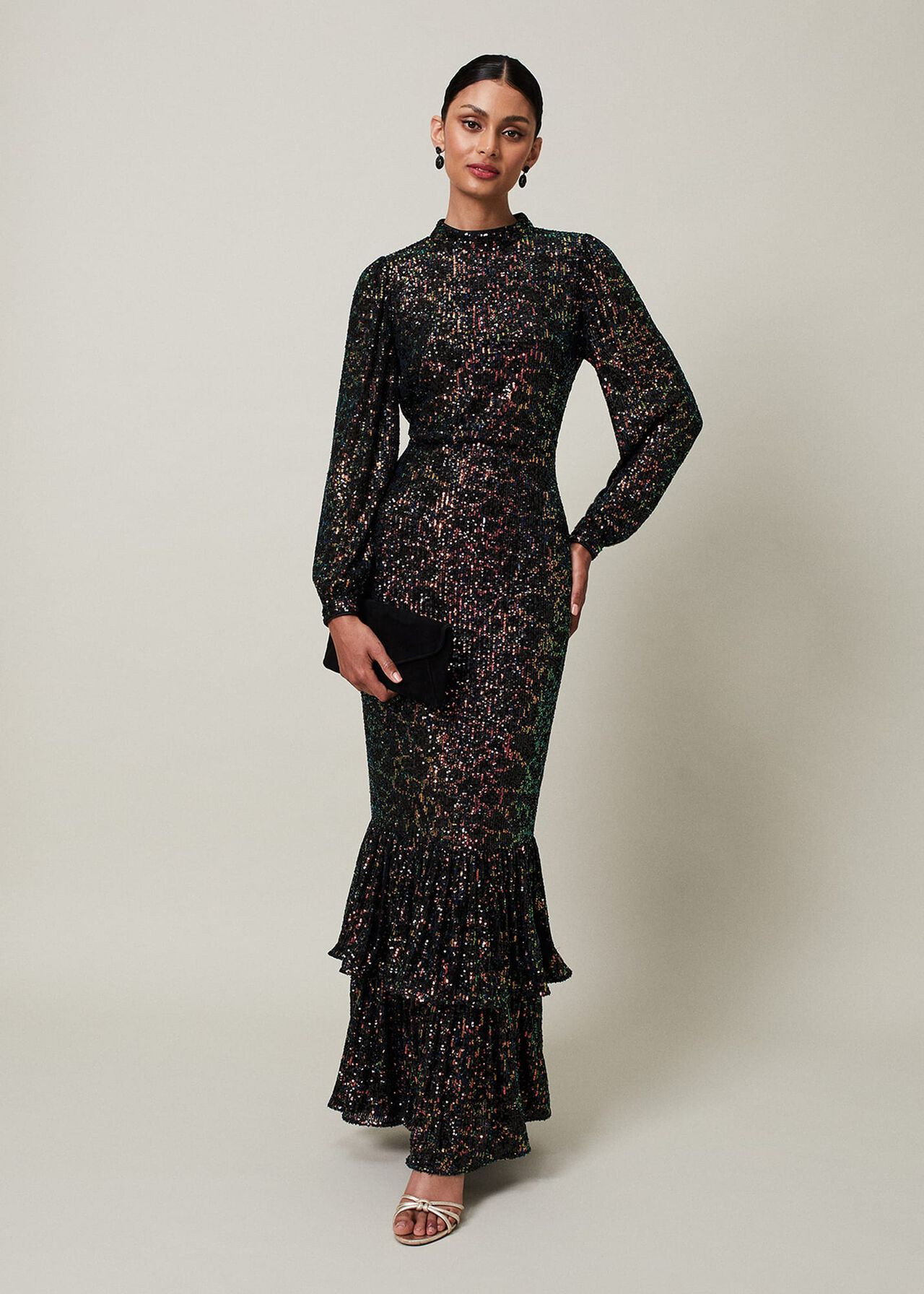 Celeste Sequin Maxi Dress | Phase Eight (UK)