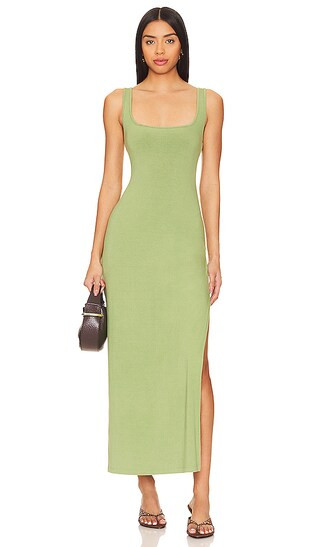 Mara Dress in Light Olive | Revolve Clothing (Global)