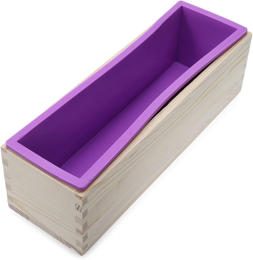 Loaf Silicone Soap Making Supplies, 900ml/32oz Soap Molds for Soap Making with Wood Box for DIY S... | Amazon (CA)